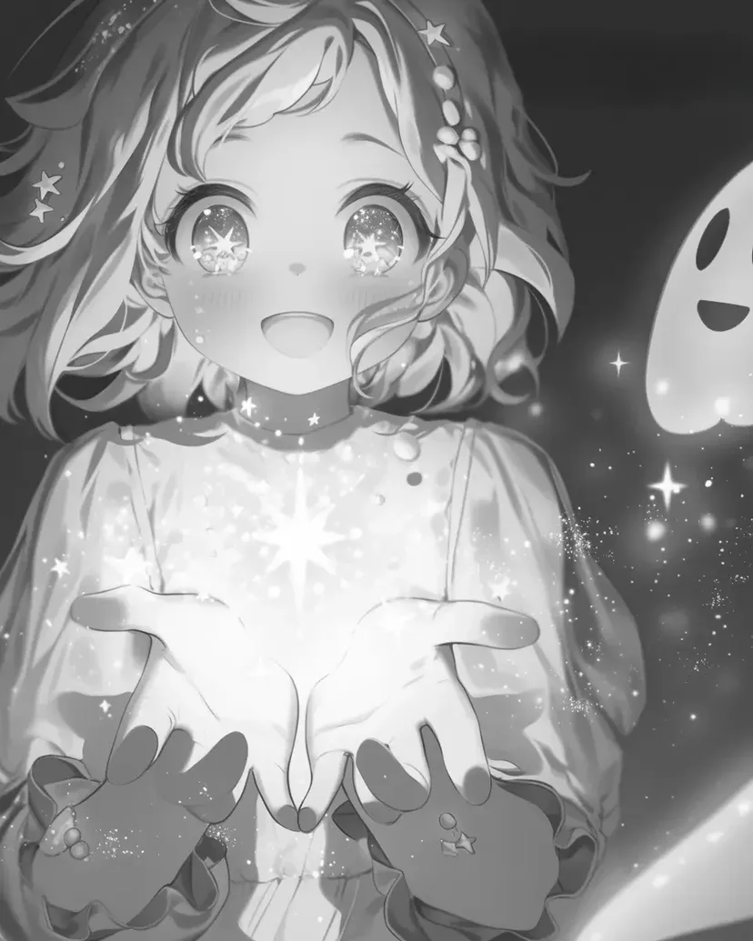 星星的魔法涂色页