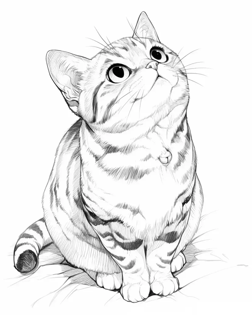 Dibujo de Juguetón American Shorthair para colorear
