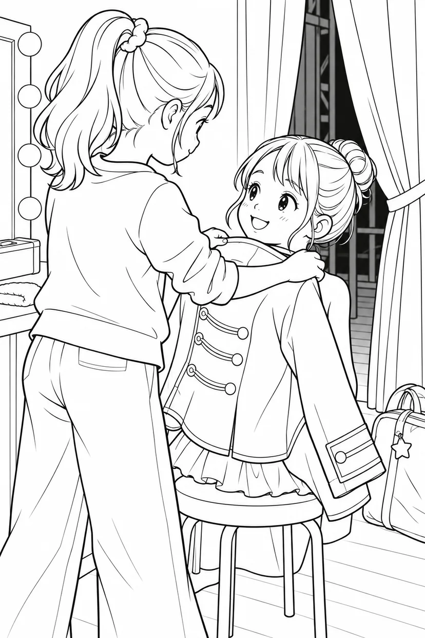 友だちにジャケットを