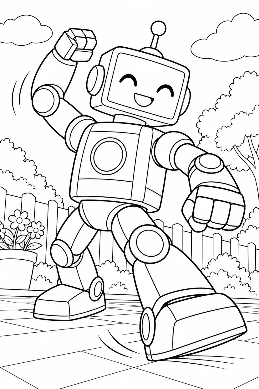 ロボットのポップダンス