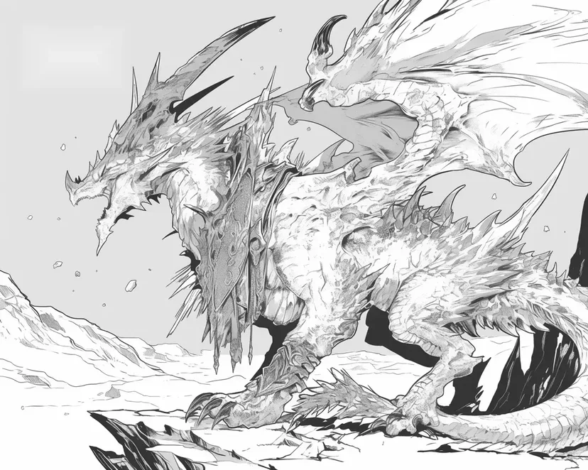 Gambar mewarnai Naga Terang Bulan