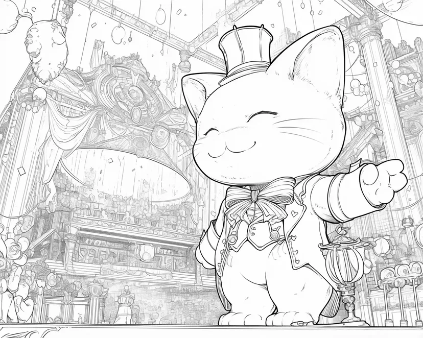猫の大舞台