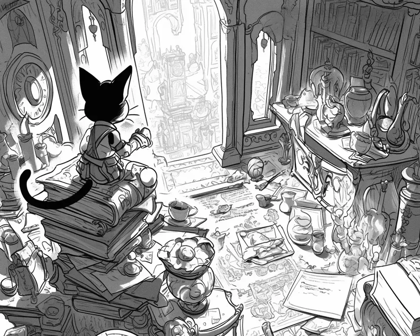 Desenho de A Sala Secreta da Magia Oculta para colorir