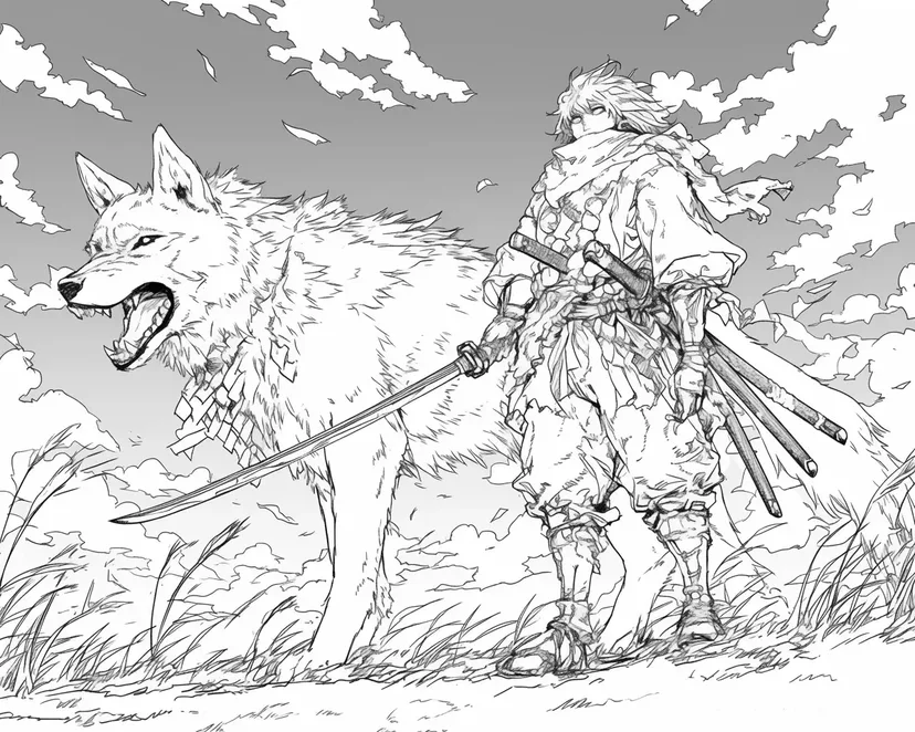 狼と戦士の冒険