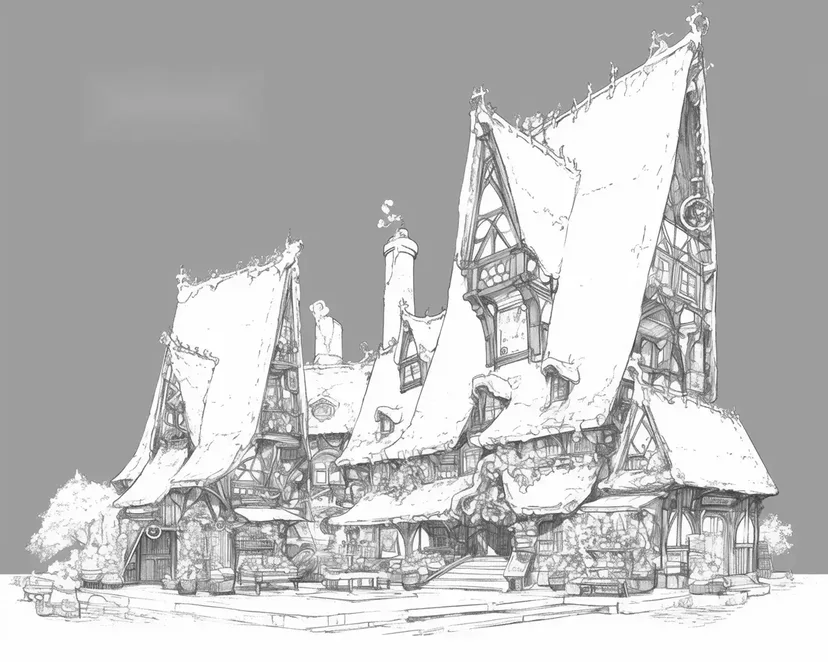 Dibujo de Pueblo de Chocolate para colorear