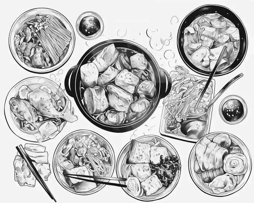 Desenho de Delicioso Caldeirão para colorir