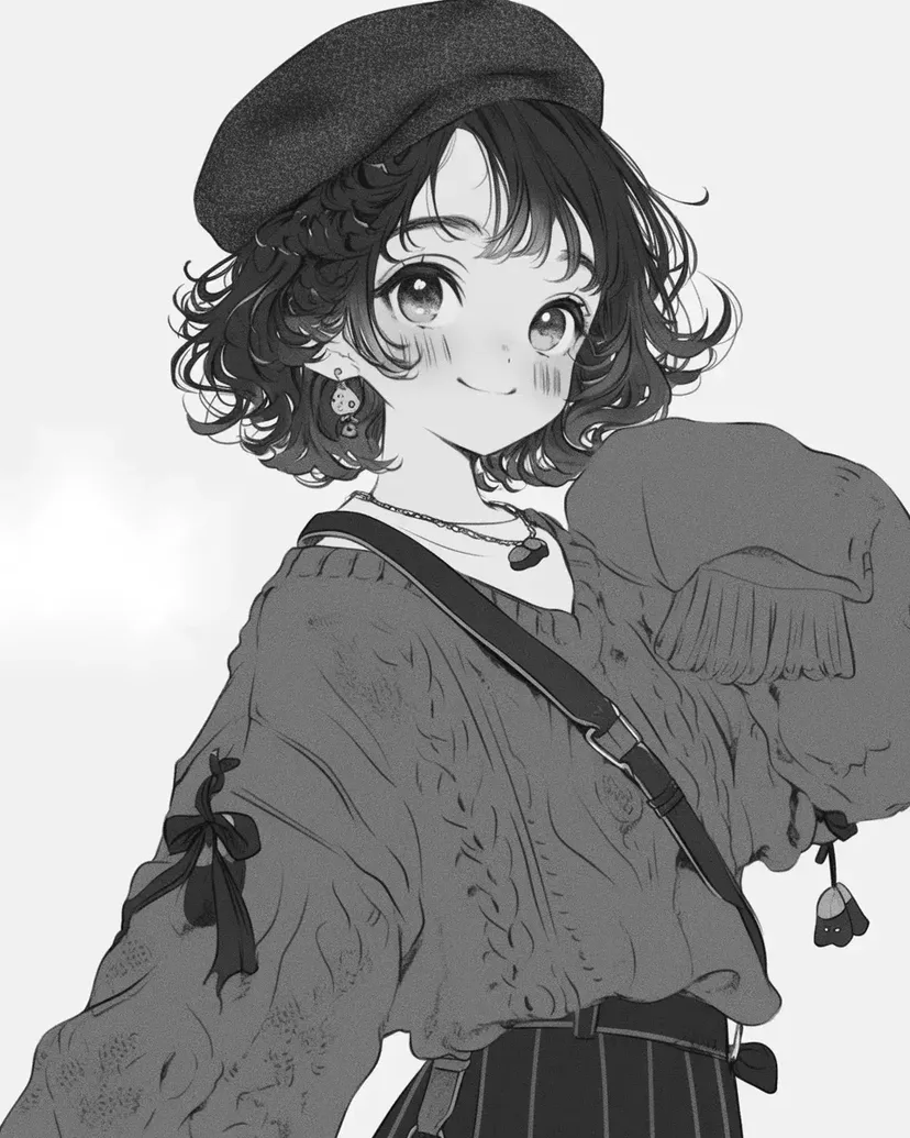 Coloriage Fille à la Mode