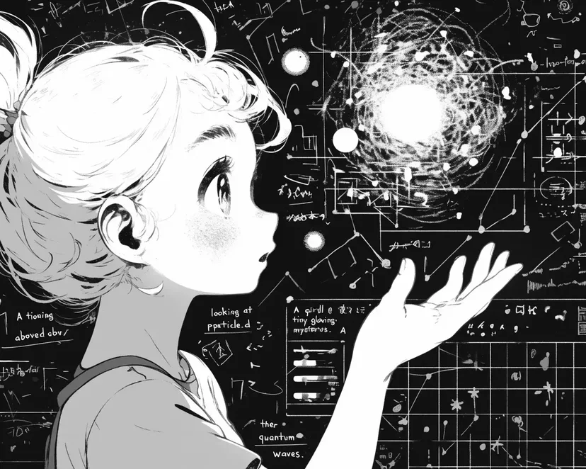 Desenho de Menina Olhando para as Estrelas para colorir
